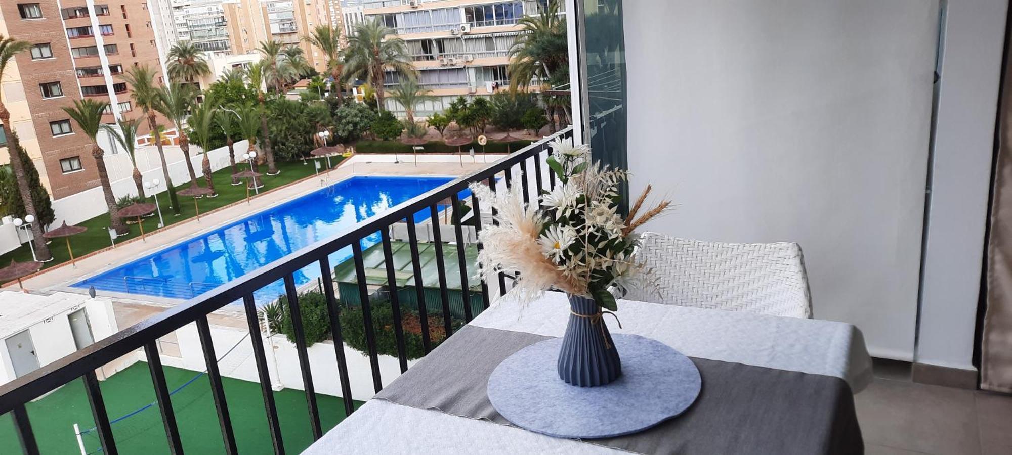 Happy Loix Wifi Aa Garage Pool Apartment Benidorm Ngoại thất bức ảnh